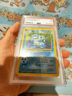 Blastoise Pokemon Base Set Holo 1999 Wizards of The Coast (WOTC) 2/102 PSA 7 - Image 4
