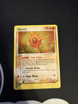 Solrock 13/100 Ex Sandstorm Holo Rare Pokemon TCG - Image 1