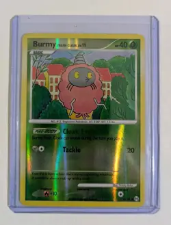 Pokemon TCG Burmy Trash Cloak Lv.11 58/99 Holo 2009 English Yukiko Baba Art - Image 2