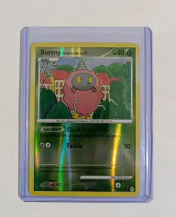 Pokemon TCG Burmy Trash Cloak Lv.11 58/99 Holo 2009 English Yukiko Baba Art - Image 3