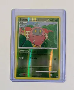 Pokemon TCG Burmy Trash Cloak Lv.11 58/99 Holo 2009 English Yukiko Baba Art - Image 4