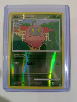 Pokemon TCG Burmy Trash Cloak Lv.11 58/99 Holo 2009 English Yukiko Baba Art - Image 5