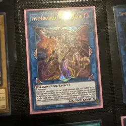 *** FIVE HEADED LINK DRAGON *** ULTRA RARE DUOV-EN007 YUGIOH! - Image 1