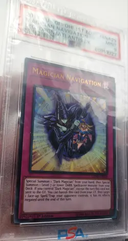 Yugioh 2017 Magician Navigation LEDD-ENA29 1st Edition PSA 9 - Image 4