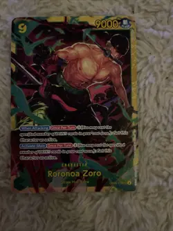 One Piece TCG Roronoa Zoro SEC OP-118 - Image 1