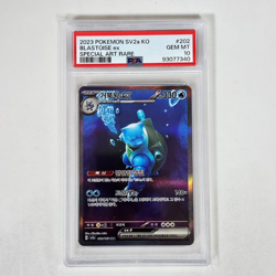 PSA 10 Blastoise ex 202/165 SAR sv2a Pokemon Card 151 KOREAN 2023 Gem Mint - Image 4