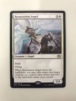 Restoration Angel MTG Magic the Gathering Card NM Near Mint Double Masters 2X2 - Image 1