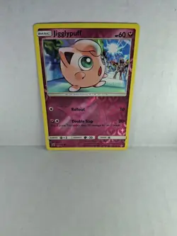 Jigglypuff 71/111 NM Reverse Holo Discontinued Fairy Type Pokemon Card! - Image 1