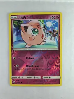 Jigglypuff 71/111 NM Reverse Holo Discontinued Fairy Type Pokemon Card! - Image 3