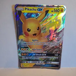 JUMBO Pikachu GX SM232 Oversized Promo Card Holo 2019 Pokemon NM - Image 1