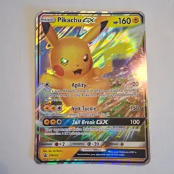 JUMBO Pikachu GX SM232 Oversized Promo Card Holo 2019 Pokemon NM - Image 3
