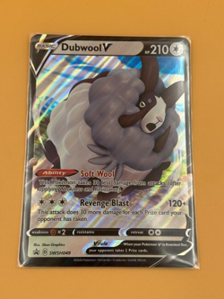 Pokemon TCG: Dubwool V - SWSH049 - Jumbo Card - Black Star Promo (PR) | LP - Image 1