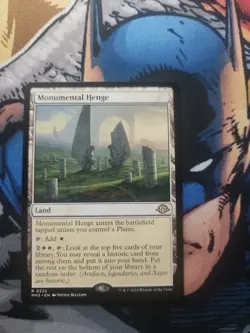 Monumental Henge MTG Magic the Gathering Card NM Near Mint Modern Horizons MH3 - Image 2