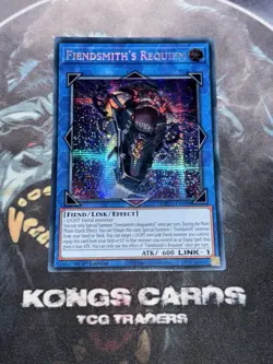 MP25-EN089 Fiendsmith's Requiem Prismatic Secret Rare 1st Edition YuGiOh Card - Image 1