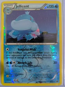 Pokemon TCG Jellicent 35/99 Holo Boundaries Crossed 2012 English Card - Image 1