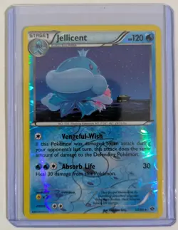 Pokemon TCG Jellicent 35/99 Holo Boundaries Crossed 2012 English Card - Image 2