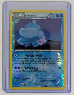 Pokemon TCG Jellicent 35/99 Holo Boundaries Crossed 2012 English Card - Image 3