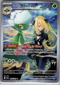 Cynthia's Roserade 184/182 SV10: Destined Rivals - Pokemon Card - NM - Image 1