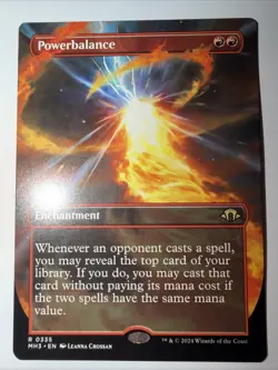 1x Powerbalance ~~ Borderless NM-Mint, English Modern Horizons 3 MTG Magic - Image 1