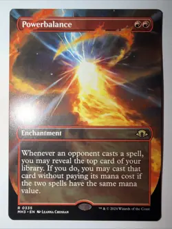1x Powerbalance ~~ Borderless NM-Mint, English Modern Horizons 3 MTG Magic - Image 2