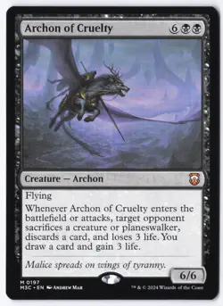 Archon of Cruelty M Commander: Modern Horizons 3 197 NM - Image 1