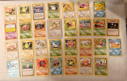 30 Pokemon Card Lot, Fossil and Jungle - Rare, Uncommon, Common - Image 1