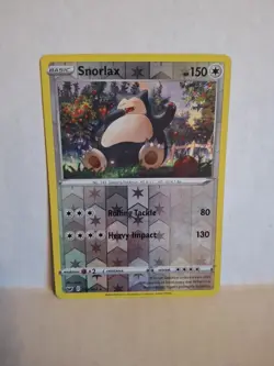Snorlax 140/202 Swsh01: Sword & Shield Reverse Holo NM Pokemon TCG - Image 1