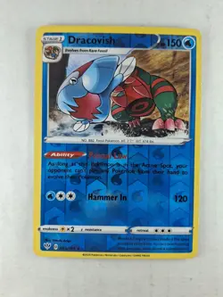 Dracovish - SWSH03: Darkness Ablaze - 053/189 - Reverse Holo NM Pokemon TCG - Image 3