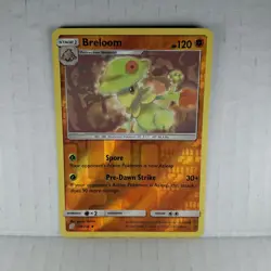Pokemon TCG - Breloom - Unified Minds - 108/236 - Reverse Holo - Uncommon -NM - Image 1