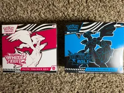 Pokemon Black Bolt and White Flare Elite Trainer Box ETB Set of 2 FACTORY SEALED - Image 1