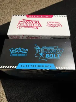 Pokemon Black Bolt and White Flare Elite Trainer Box ETB Set of 2 FACTORY SEALED - Image 4