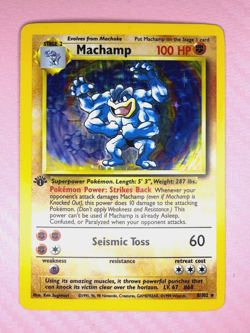 Pokemon TCG: Machamp 008/102 Deck Exclusives Holo 1st Edition - Image 1