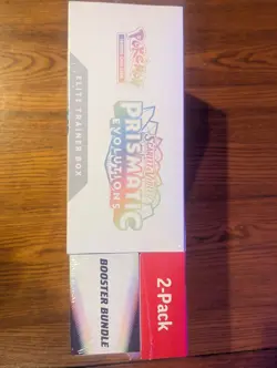 Pokemon TCG Prismatic Evolutions ETB with Booster Bundle *NEW SEALED* - Image 3