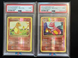 Pokemon 2016 Evolutions XY PSA 9 Charmander #8 , Charmeleon #10 Set Of 2 Mint - Image 1