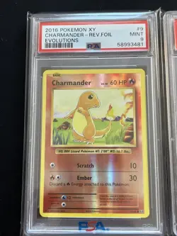 Pokemon 2016 Evolutions XY PSA 9 Charmander #8 , Charmeleon #10 Set Of 2 Mint - Image 2