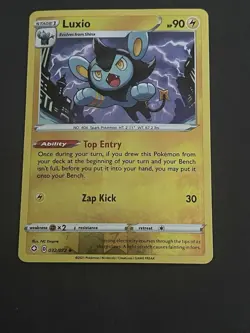 Luxio Reverse Holo - 032/072 - Shining Fates Pokemon 2021 - Image 1