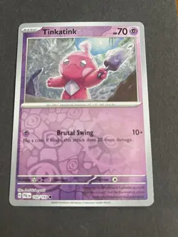 Reverse Holo Tinkatink 102/193 Common Paldea Evolved Pokemon TCG - Image 1
