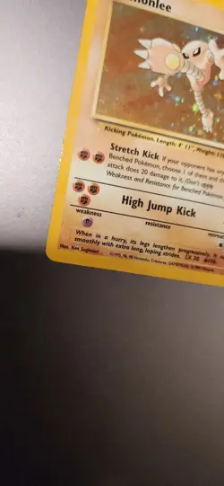 Hitmonlee 07/62 Fossil Unlimited Holo - Pokemon TCG - MP - Image 2