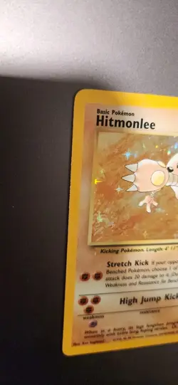 Hitmonlee 07/62 Fossil Unlimited Holo - Pokemon TCG - MP - Image 3