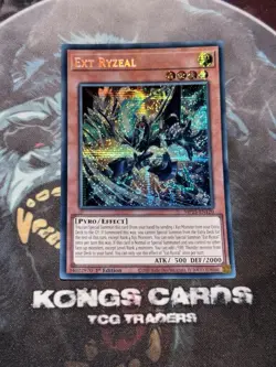 Yu-Gi-Oh MP25-EN120 Ext Ryzeal Prismatic Secret Rare - Image 1