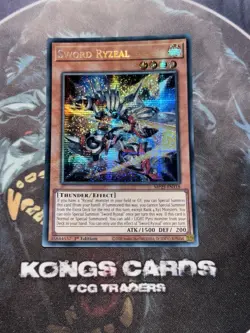 Yu-Gi-Oh MP25-EN118 Sword Ryzeal Prismatic Secret Rare - Image 1