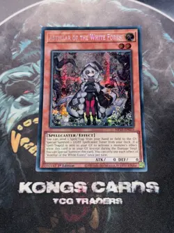 Yu-Gi-Oh MP25-EN079 "Astellar of the White Forest" Prismatic Secret Rare - Image 1