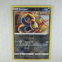 Seviper 102/198 Rare Reverse Holo Lightly Played Pokemon TCG Card Fast Shipping - Image 3