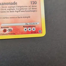 Pokemon TCG Karte - Glurak LV.55 - Rare - Holo - Ratselhafte Wunder - 3/132 - DE - Image 5