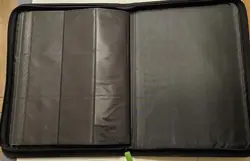 Vault X Signature Black 9-Pocket Exo-Tec Zip Binder - 360 Cards - Preowned - Image 2