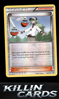 Reverse Holofoil N (Supporter) 92/101 Pokemon Uncommon Noble Victories Card NM - Image 1