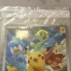 Pikachu 027 Sv: Scarlet & Violet Holo SEALED PROMO Pokemon Card - Image 3