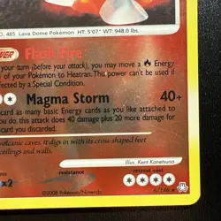 FREE SHIPPING Heatran Lv.47 Cosmic Holo 6/146 Legends Awakened Pokemon Card - Image 4
