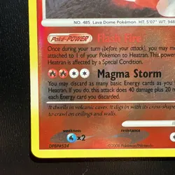 FREE SHIPPING Heatran Lv.47 Cosmic Holo 6/146 Legends Awakened Pokemon Card - Image 5