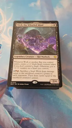 Wick, The Whorled Mind Custom Commander Deck MTG Near Mint - Image 1